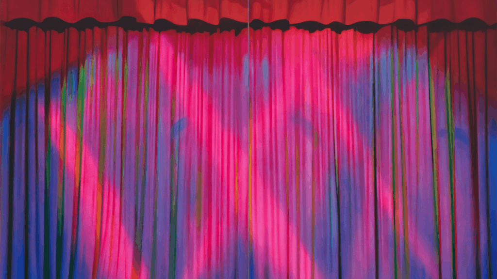 Louise Giovanelli, Scala, 2024, Oil on linen © DACS 2025. Photo © White Cube (David Westwood)