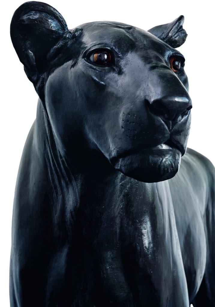 August Gaul (1869-1921), Standing Lioness, 1899-1900 (detail view), bronze, 115 x 195 x 50 cm, Photo: Liebieghaus Skulpturensammlung - Norbert Miguletz