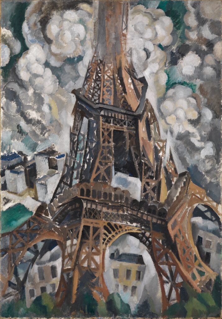 Robert Delaunay, Der Eiffel-Turm, 1909-1911, Staatliche Kunsthalle Karlsruhe
