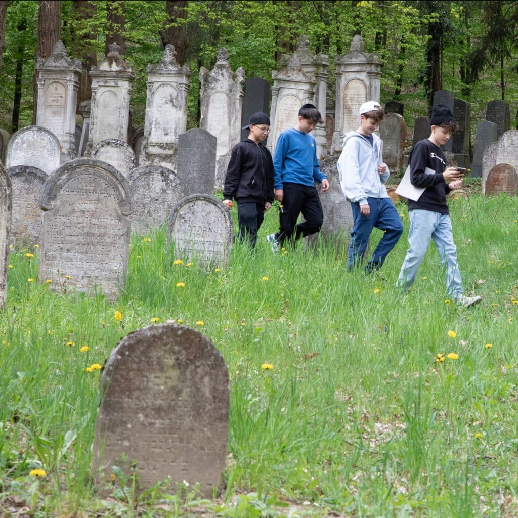 "Searching for traces in Kobersdorf" © KBB Burgenland