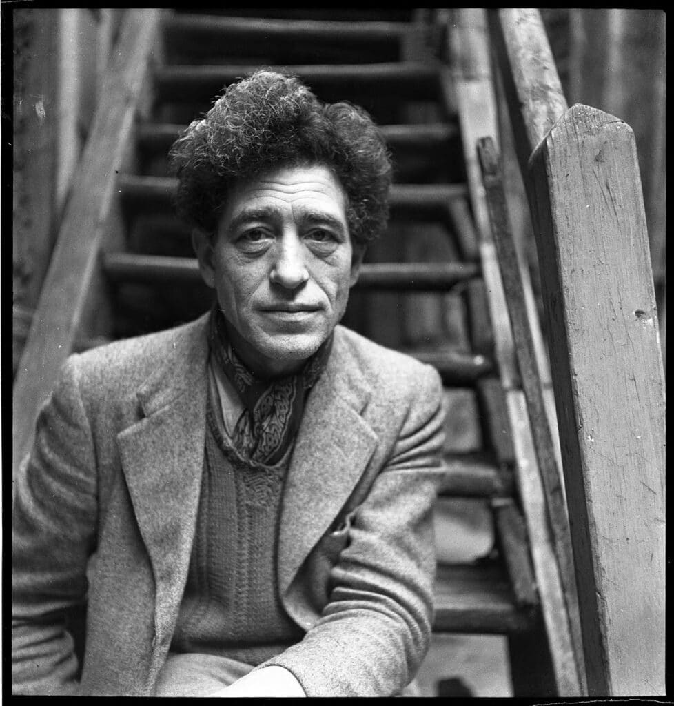Alberto Giacometti, Ende 1940er, Foto Emmy Andriesse