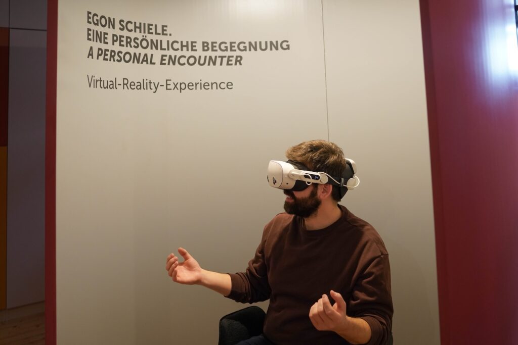 VR experience "Egon Schiele: A Personal Encounter" © Amilux Film