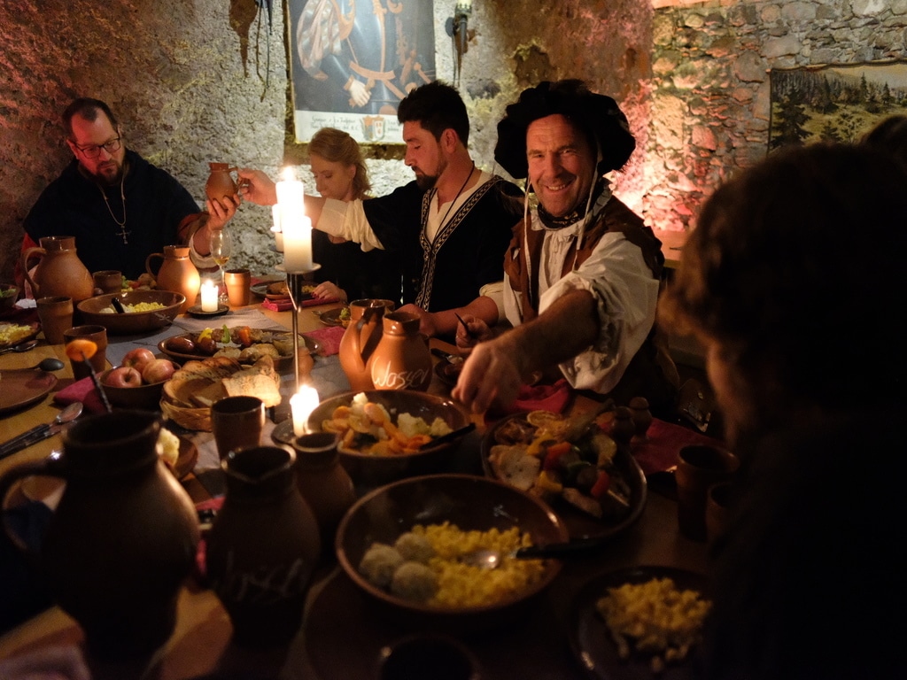 Medieval banquet at Waldburg Castle in Upper Swabia © Waldburg Castle