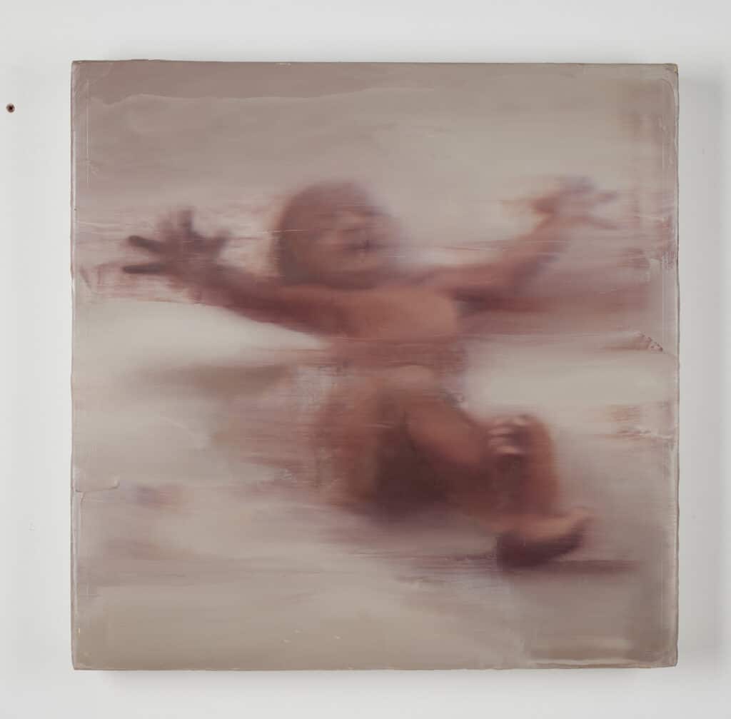 Ull Hohn, Ohne Titel, 1991, 4-teilige Serie, Öl auf Holzbox , mumok - Museum moderner Kunst Stiftung Ludwig Wien, erworben mit Unterstützung der Gesellschaft der Freunde der Bildenden Künste, 2022 © Ull Hohn