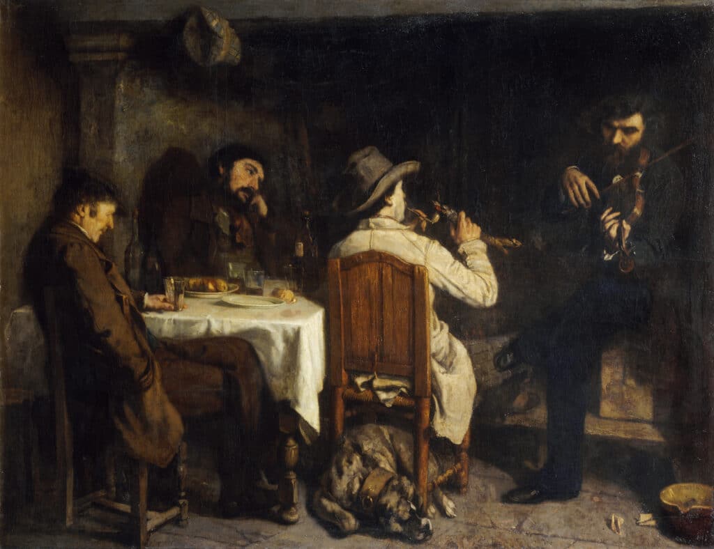 Gustave Courbet, L’Après-dînée à Ornans/After Dinner in Ornans, 1849 © Lille, Palais des Beaux-Arts | Photo: GrandPalaisRmn (PBA, Lille)/Philipp Bernard