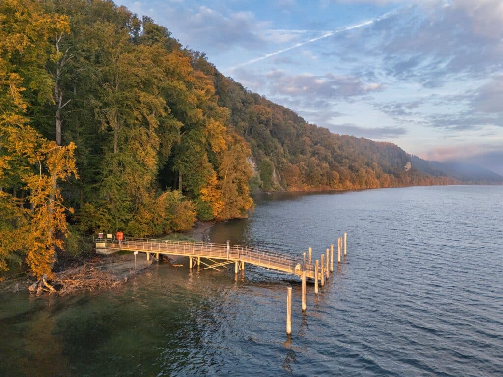 Marienschlucht gorge, boat landing stage © Tourism, Culture and Marketing Bodman-Ludwigshafen