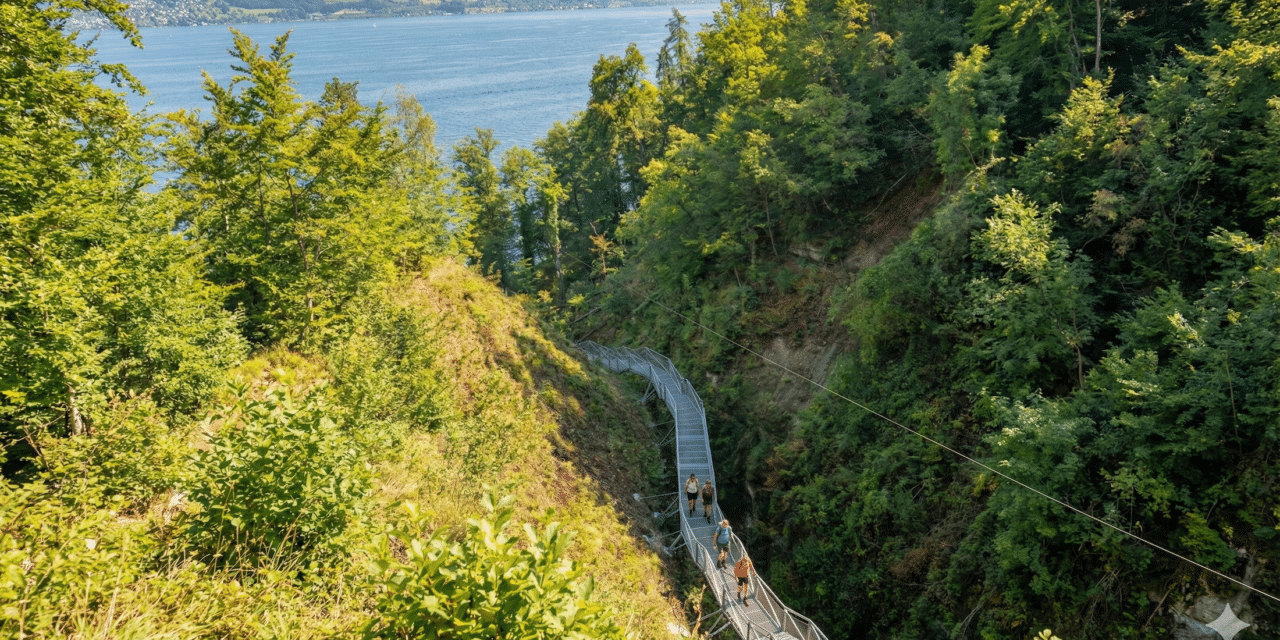 Constance: the natural paradise of the Marienschlucht gorge on Lake Constance returns