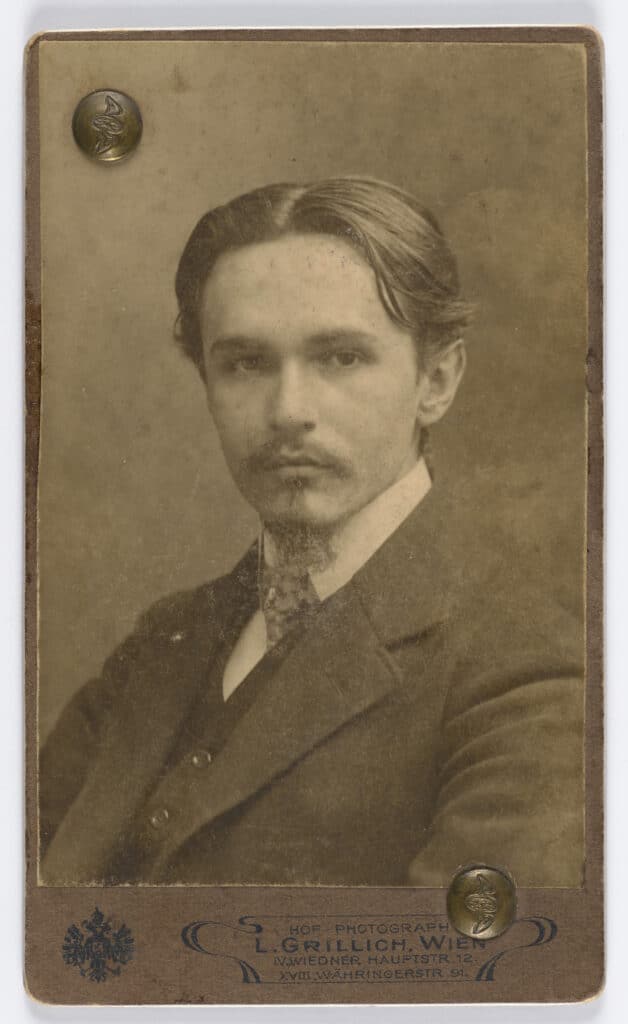 Anton Peschka, 1909 (Foto: Ludwig Grillich). Foto: TimTom, Wien Museum