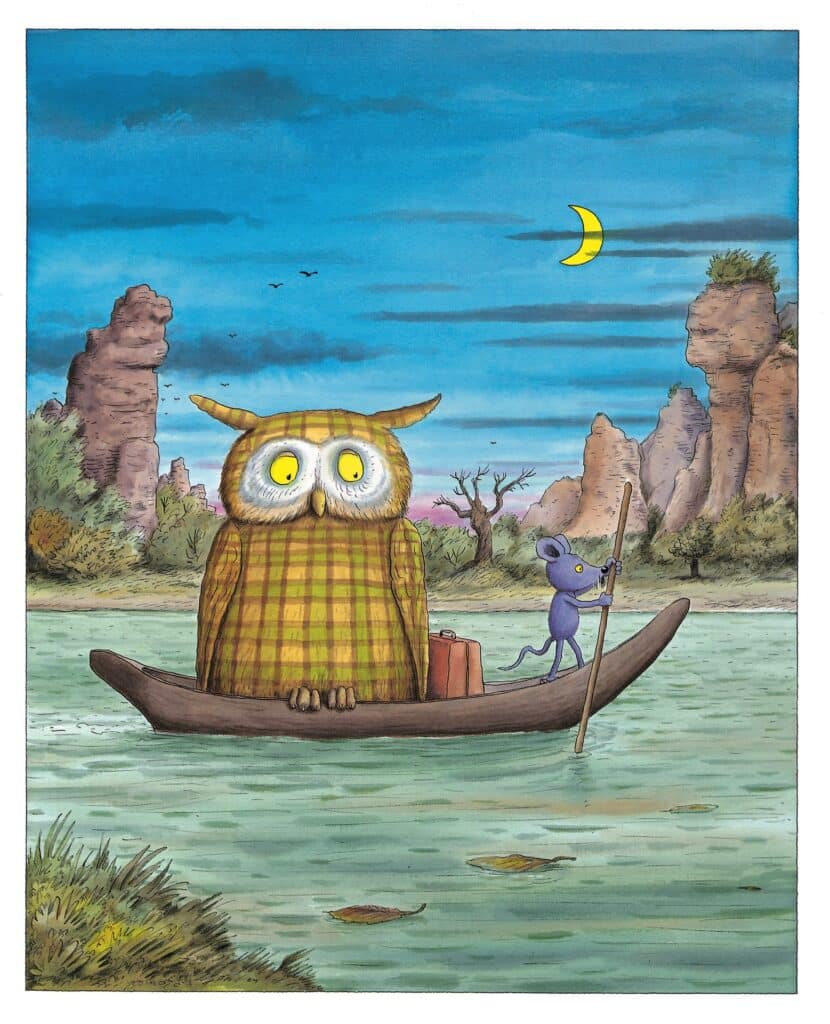 „Der karierte Uhu” © Erwin Moser