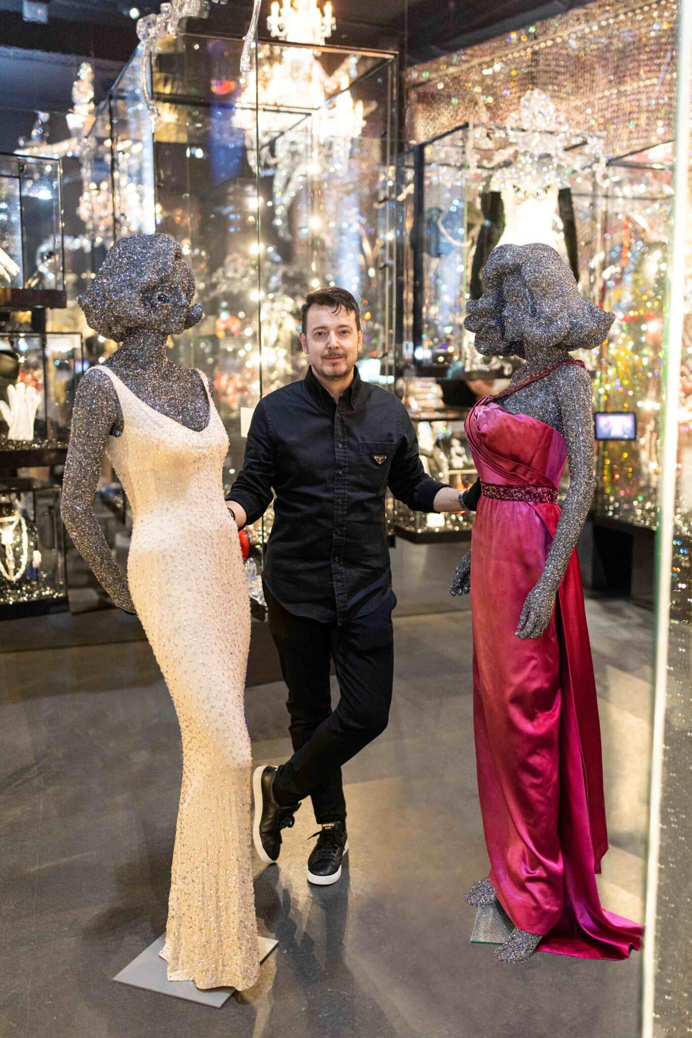 Ted Stampfer besitzt die derzeit größte private Sammlung von Monroe-Memorabilien, die der Öffentlichkeit zugänglich ist. © Swarovski Kristallwelten