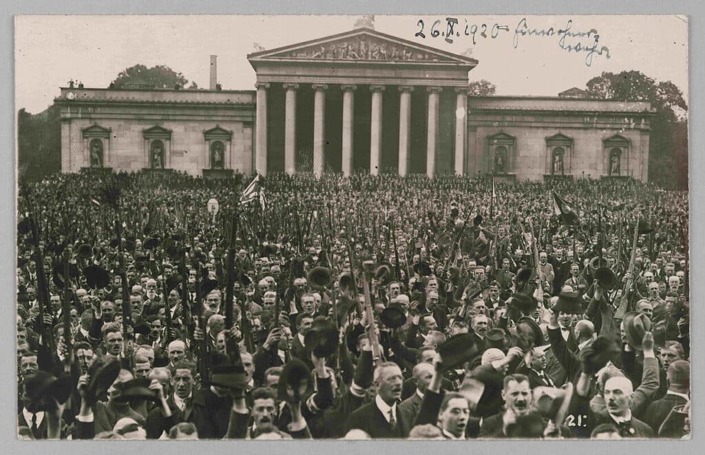 Eröffnung des Ersten Landesschießens der bayerischen Einwohnerwehren am 26. September 1920 © Haus der Bayerischen Geschichte