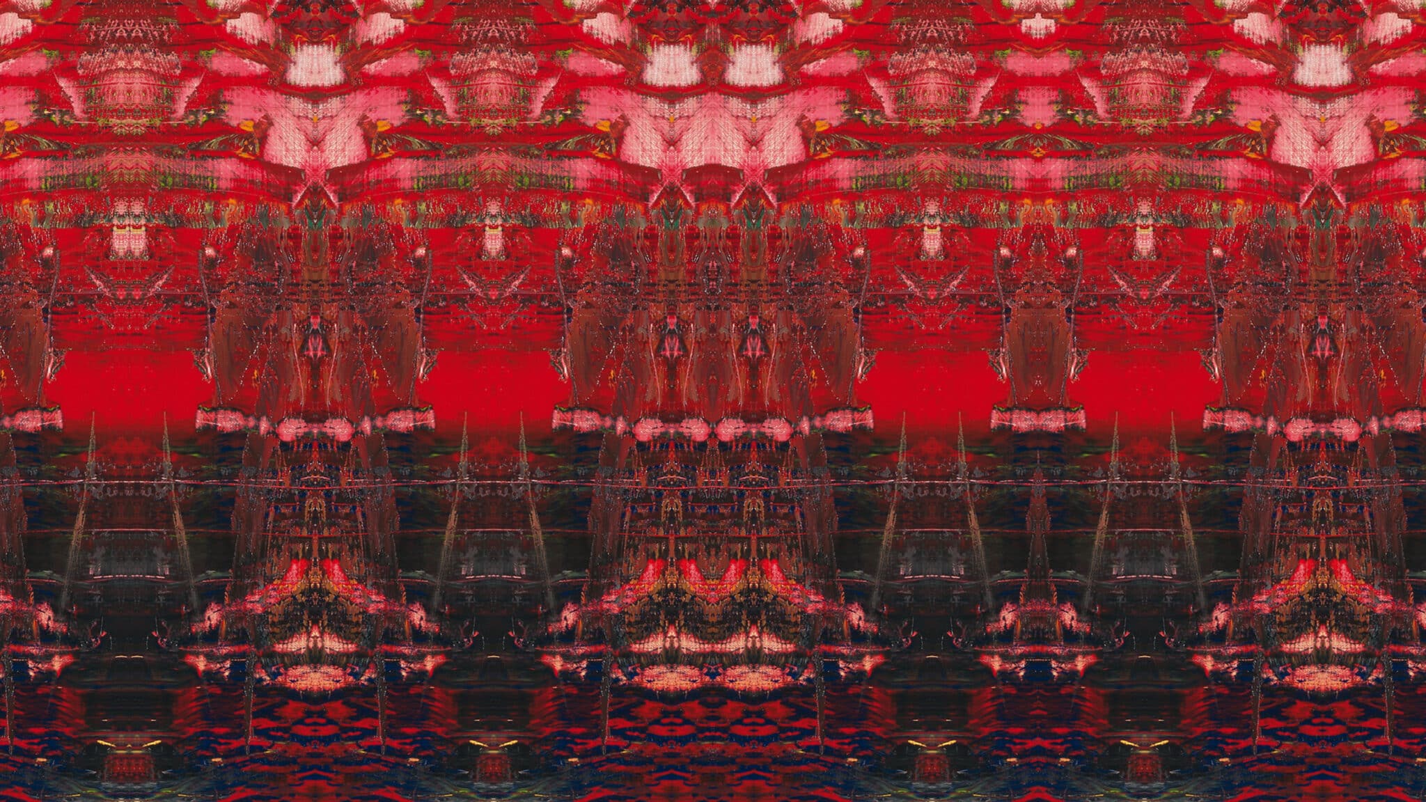 Gerhard Richter, „Moving Picture (946-3) Kyoto Version“, 2019–2024; Film von Gerhard Richter und Corinna Belz; Musik: Rebecca Saunders, Trompete: Marco Blaauw, Sounddesign: Sebastian Schottke; Montage: Rudi Heinen © Gerhard Richter und Corinna Belz