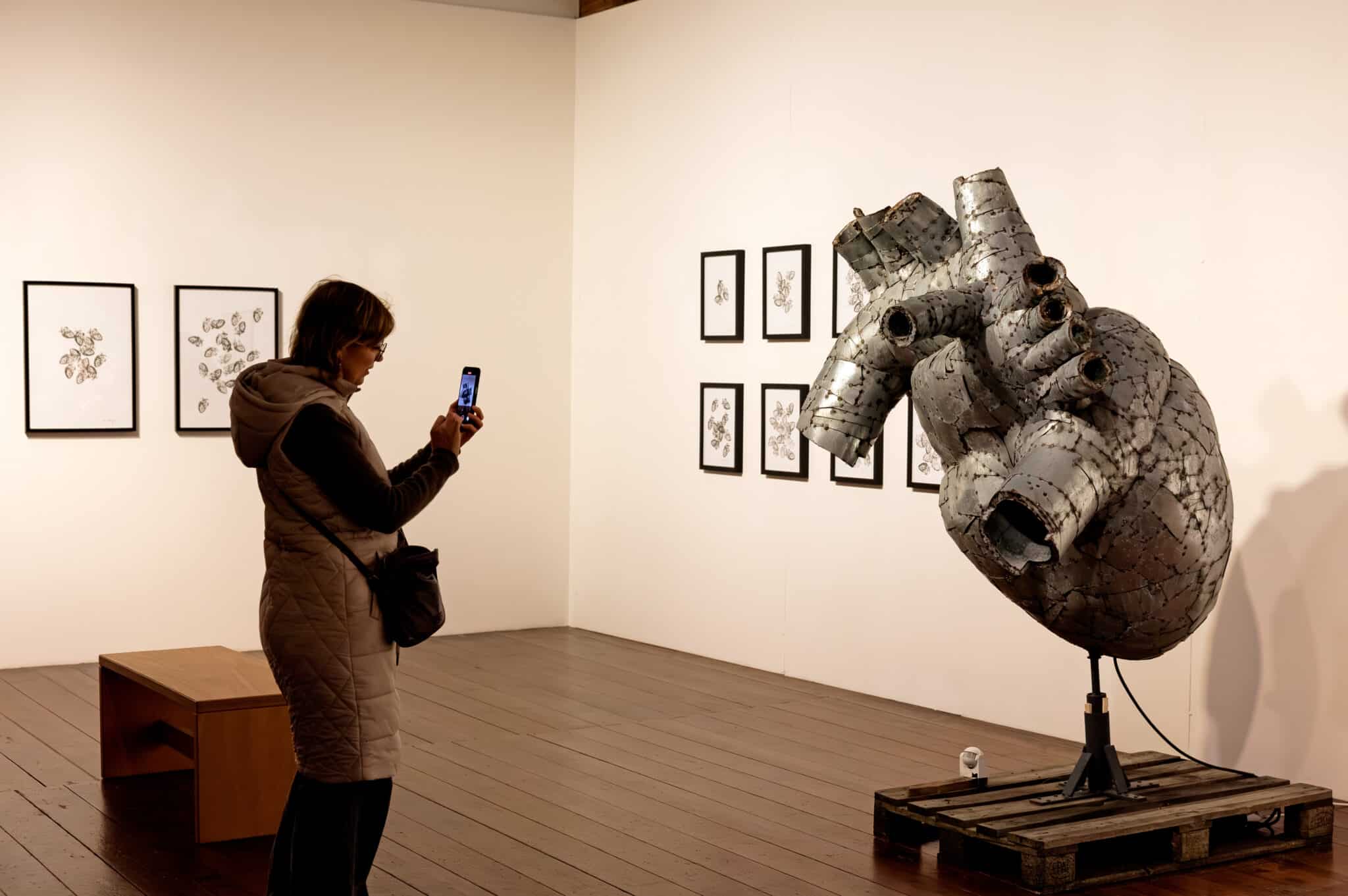 Blick in die Städtische Galerie Leerer Beutel, Foto Stefan Effenhauser