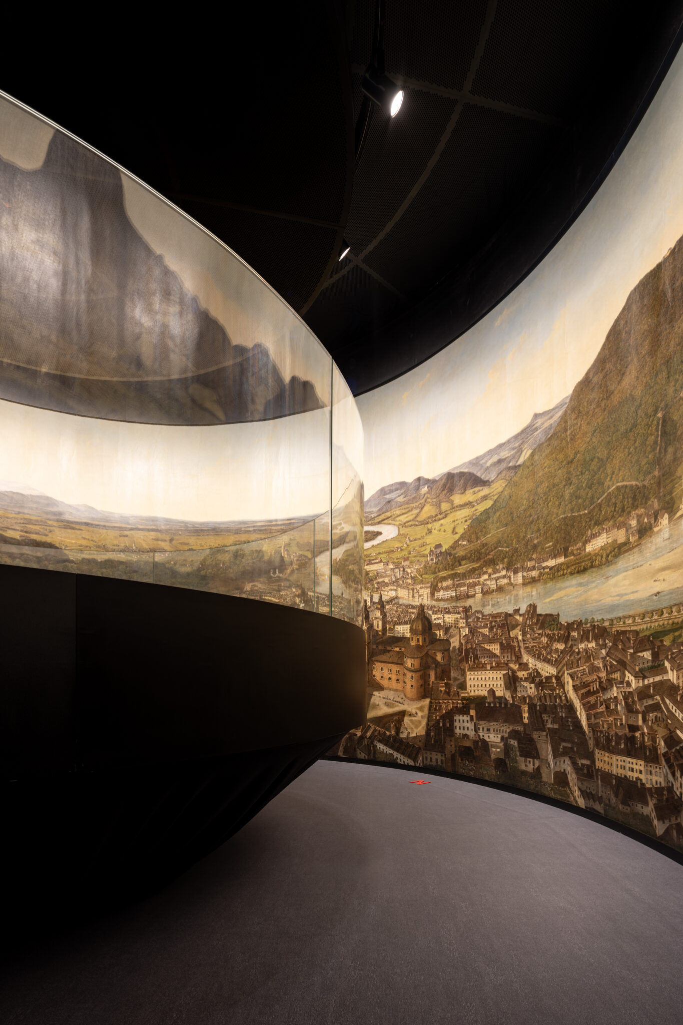 Orangerie Salzburg , Salzburg Panorama von Johann Michael Sattler © Salzburg Museum/MHM architects/Gregor Graf 