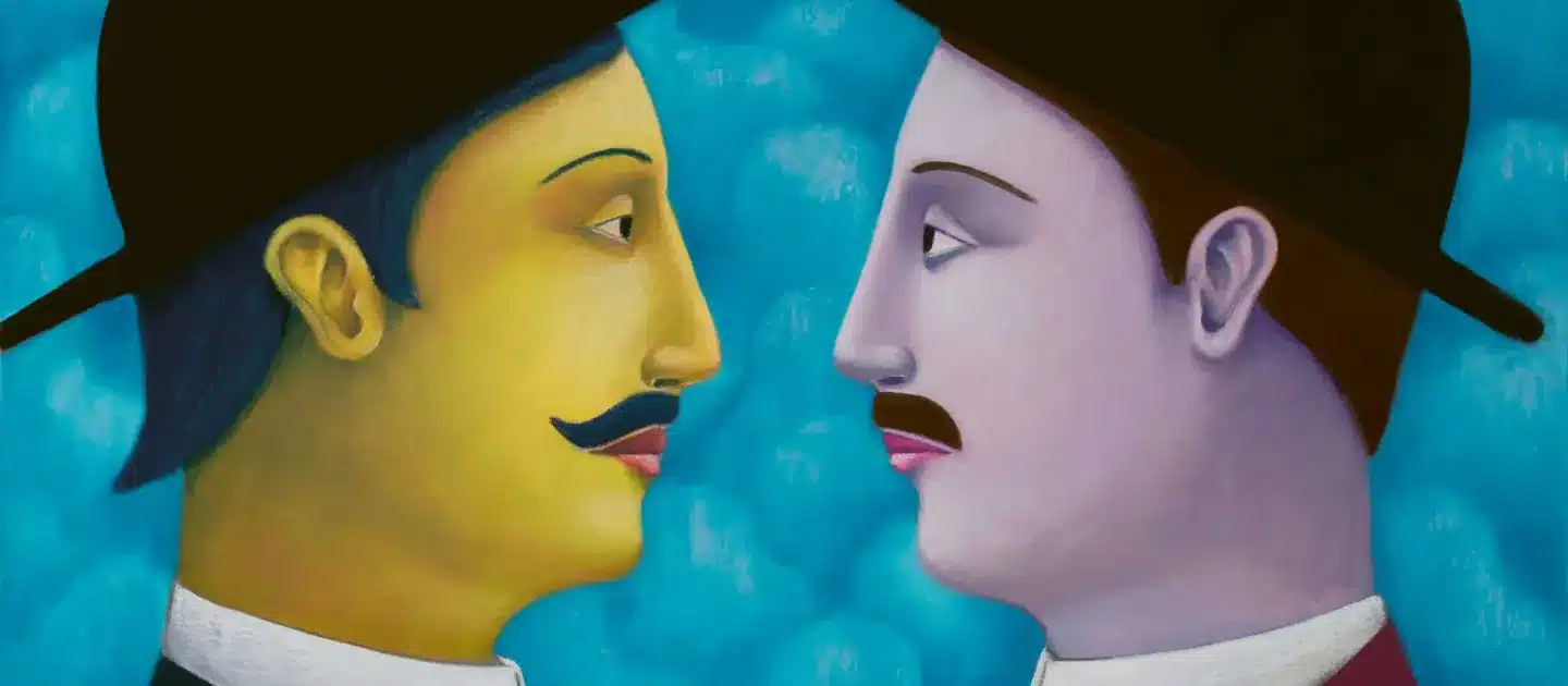 „Die Ausflüge des Herrn Brouček”Nicolas Party, Face to Face, 2018, Courtesy the artist and Hauser & Wirth; Foto: Isabelle Arthuis