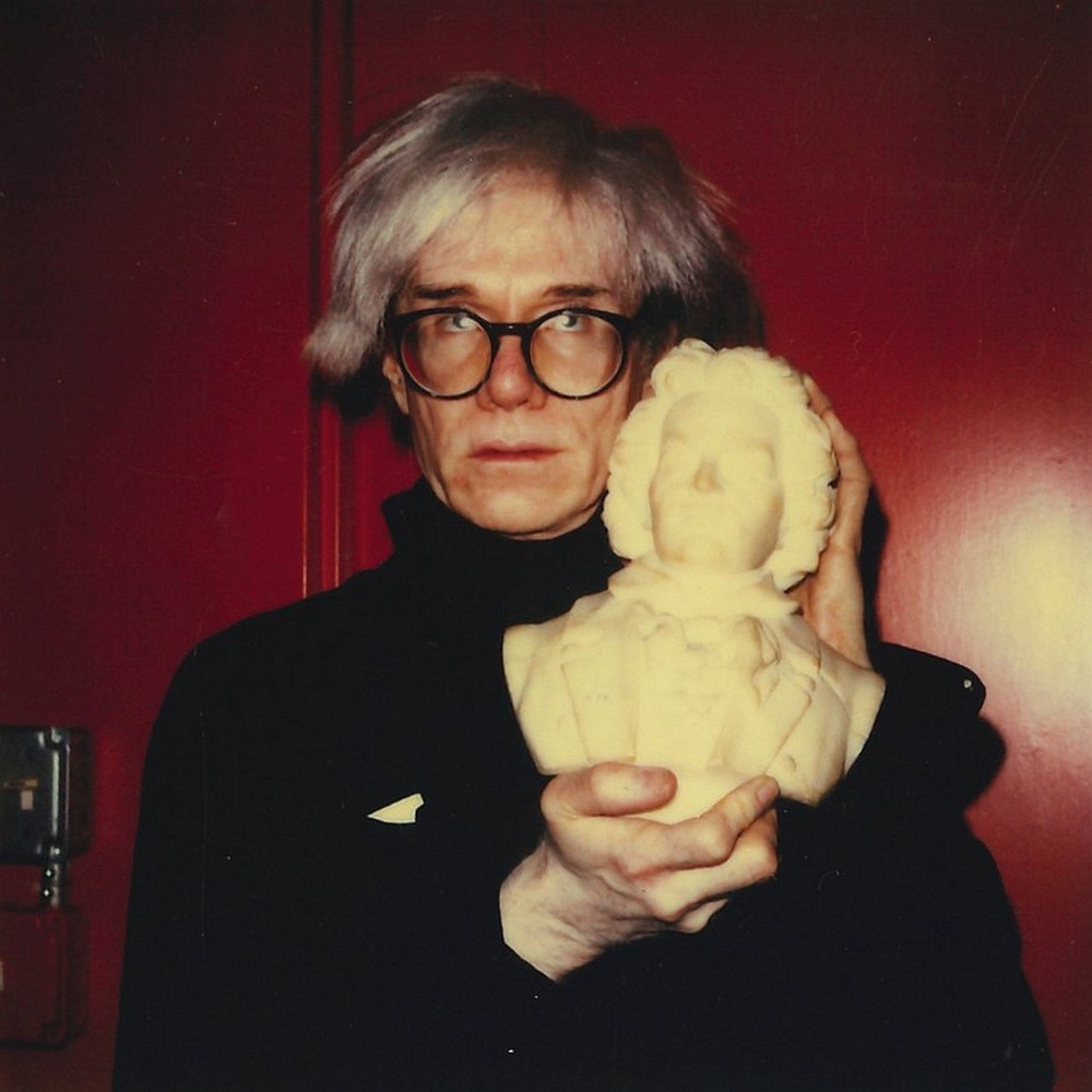 Andy Warhol, Beethoven, 1987, Polaroid taken at the Warhol factory