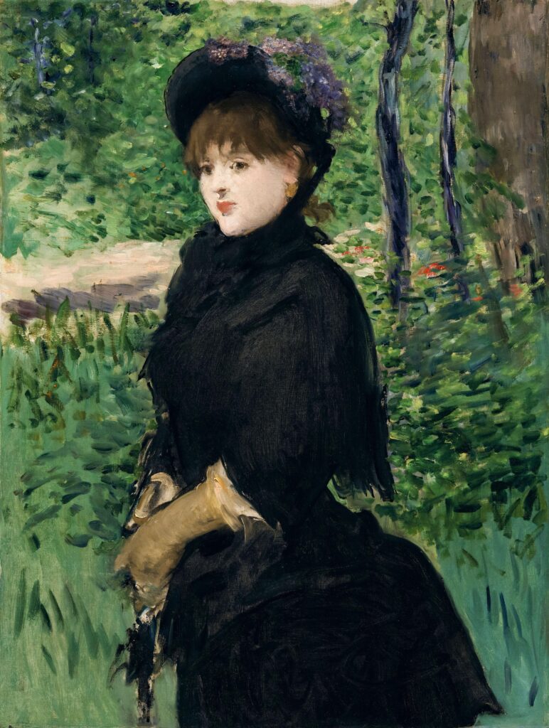 Édouard Manet, Der Spaziergang, Madame Gamby, 1880, Öl auf Leinwand, Tokyo Fuji Art Museum © mauritius images / incamerastock / Alamy