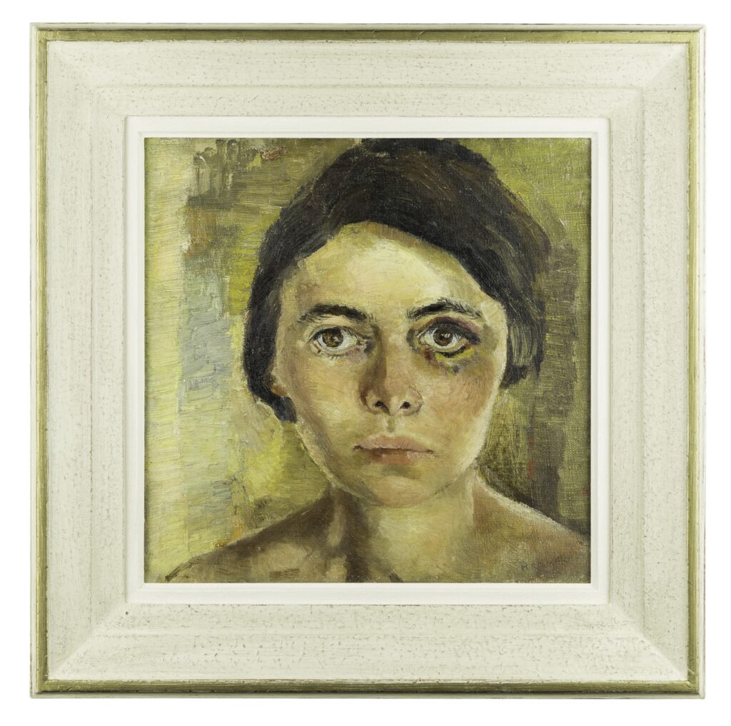 Edith Kramer, Das blaue Auge, Selbstporträt Jüdisches Museum Wien, Foto: Sebastian Gansrigler