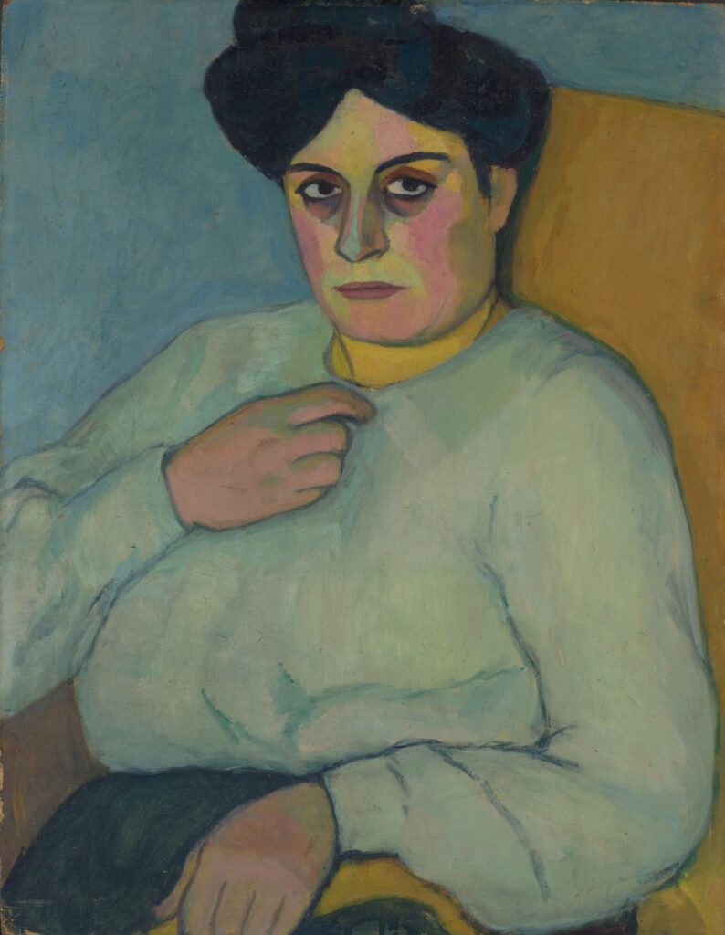 Elisabeth Epstein, Selbstporträt / Self-Portrait, 1911, Städtische Galerie im Lenbachhaus und Kunstbau München / Lenbachhaus Munich, im Andenken an Jerome Pustilnik / in memory of Jerome Pustilnik, New York City